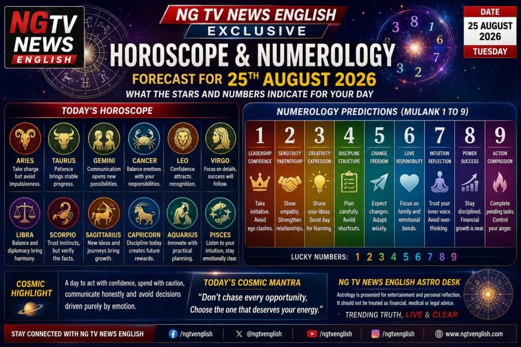 Horoscope 25-08-26