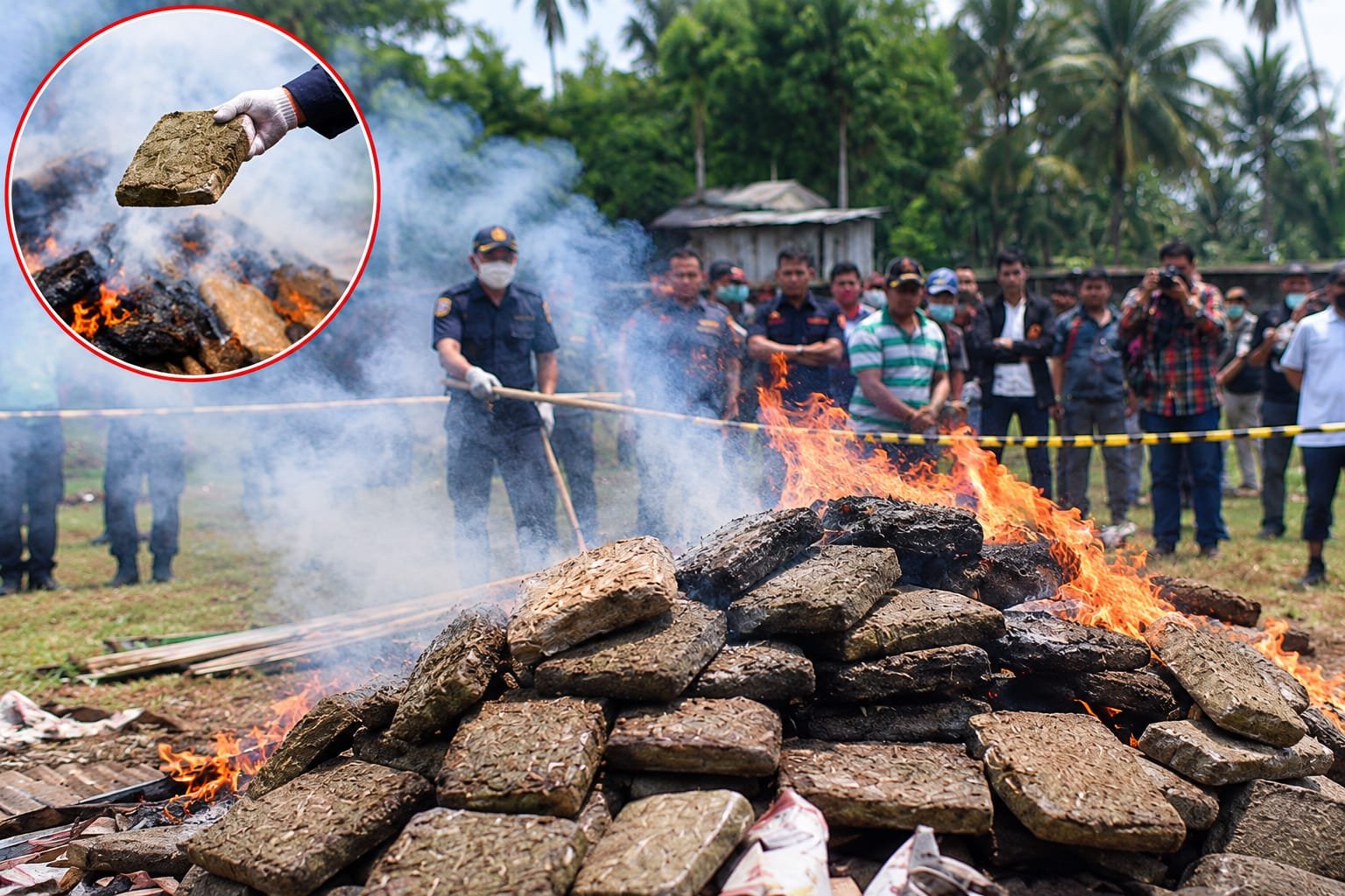 Indonesia Drug Disposal Operation Leaves Residents Dizzy | NGTV English
