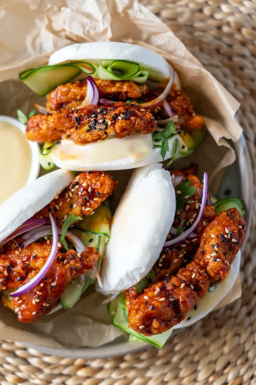 CRISPY CHICKEN BAO: A PERFECT ASIAN-FUSION STREET-FOOD STYLE RECIPE TO TRY AT HOME