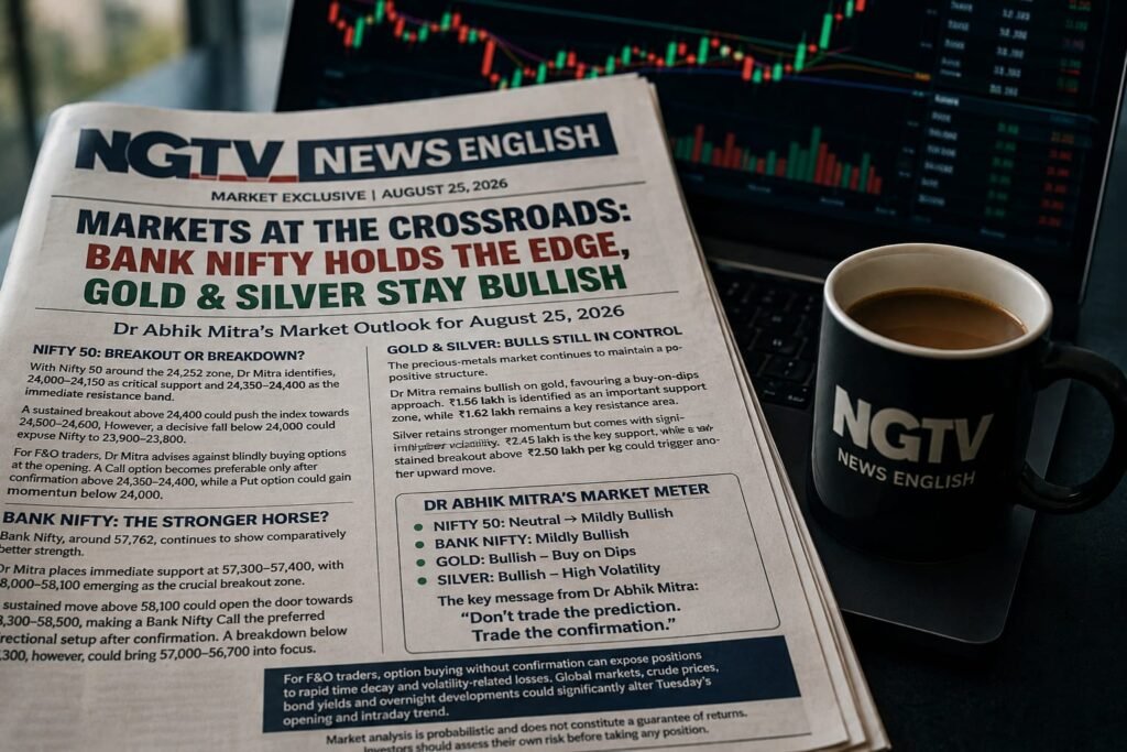 MARKET OUTLOOK NIFTY, BANK NIFTY MAY SEE SELECTIVE BUYING GOLD, SILVER RETAIN BULLISH BIAS | NGTV English