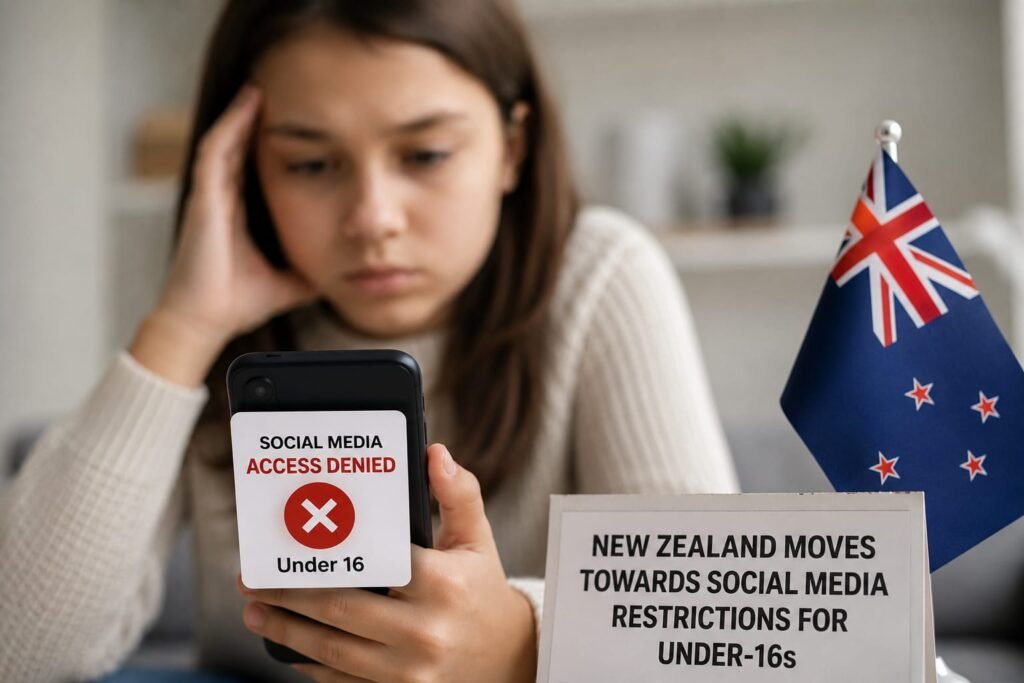 New Zealand Moves Towards Social Media Restrictions for Under-16s