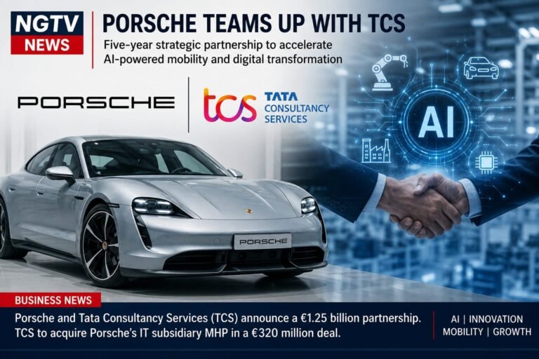 PORSCHE AND TCS JOIN HANDS IN MAJOR AI-POWERED MOBILITY PARTNERSHIP