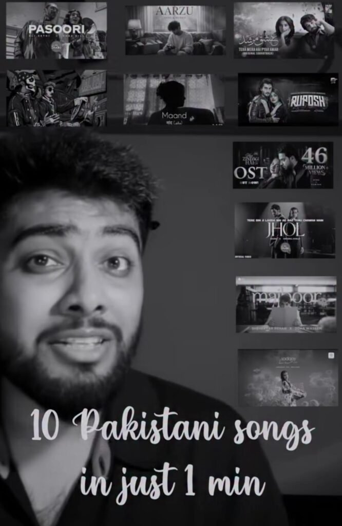 10 Pakistani Songs in One Minute