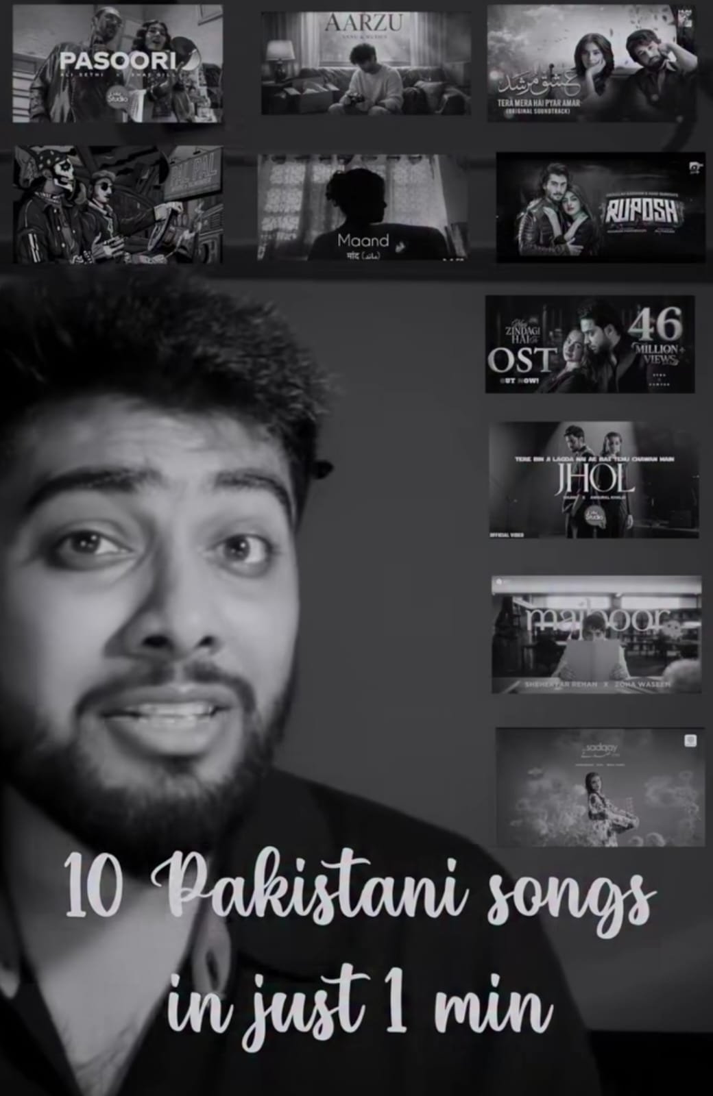 10 Pakistani Songs in One Minute