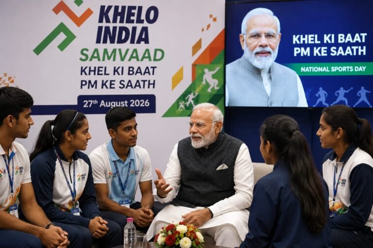 Khelo India Samvaad: PM Modi to Engage with Youth on Sports and Nation Building