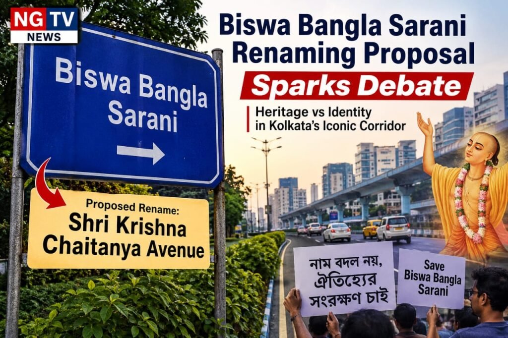 Biswa Bangla Sarani Renaming Proposal Sparks Debate