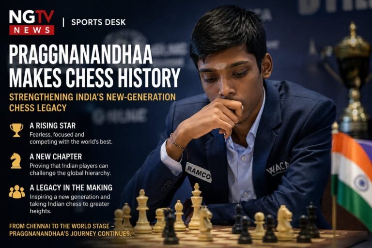 Praggnanandhaa Makes Chess History, Strengthening India’s New-Generation Chess Legacy NEW DELHI | AUGUST 28, 2026