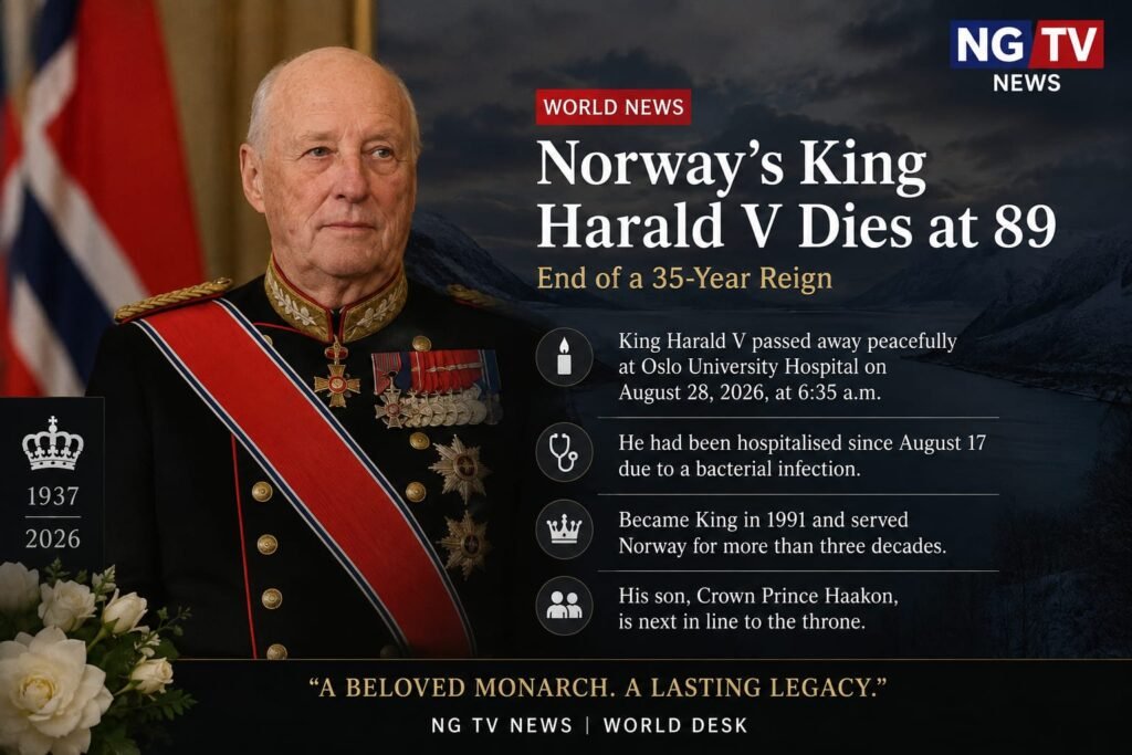 Norway Mourns King Harald V, Who Dies at 89 After 35-Year Reign