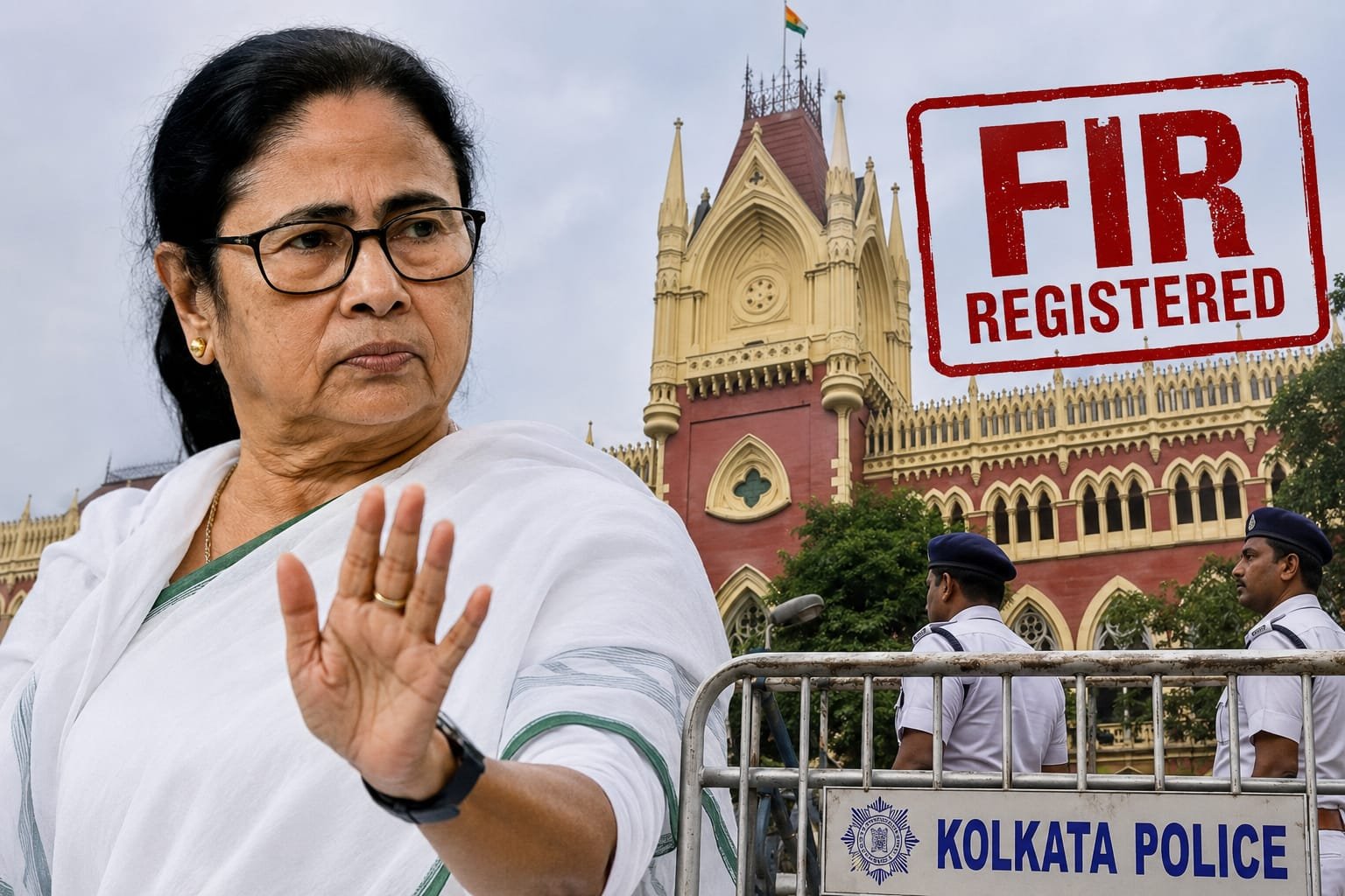 FIR Against Mamata Banerjee Over Alleged High Court Order Violation