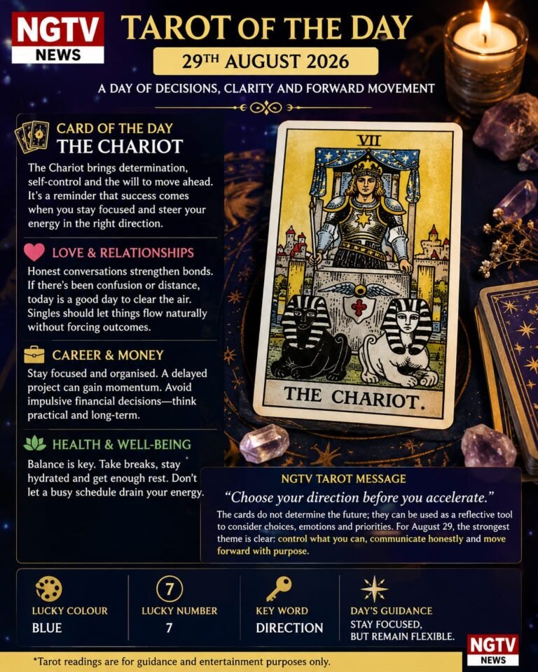TAROT OF THE DAY — 29 AUGUST 2026