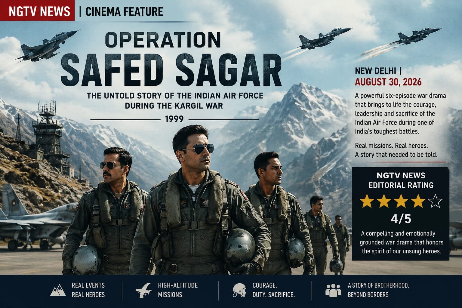 Operation Safed Sagar: Bringing an Untold Chapter of the Kargil War to the Screen