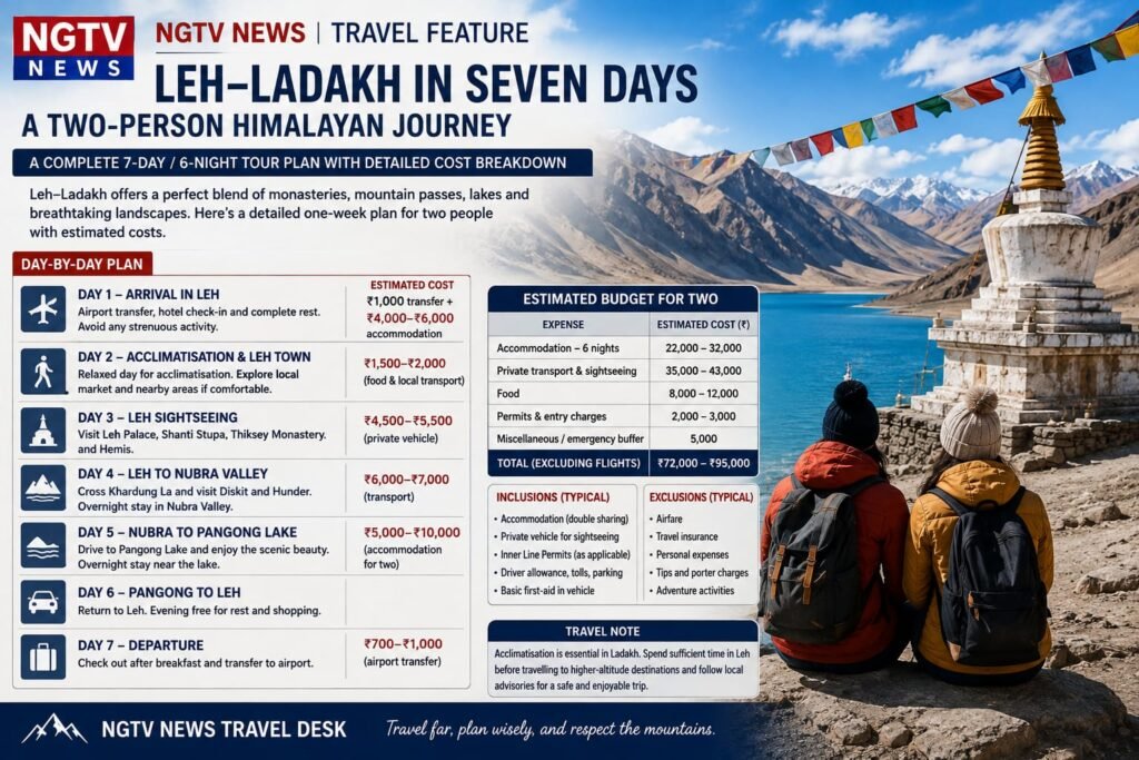 Leh–Ladakh in Seven Days: A Two-Person Himalayan Journey