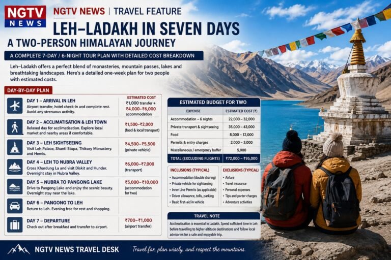 Leh–Ladakh in Seven Days: A Two-Person Himalayan Journey