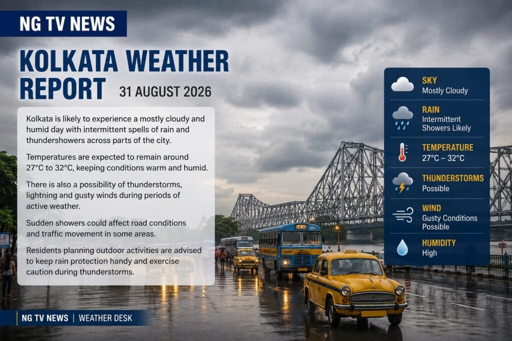 NG TV NEWS | KOLKATA WEATHER REPORT