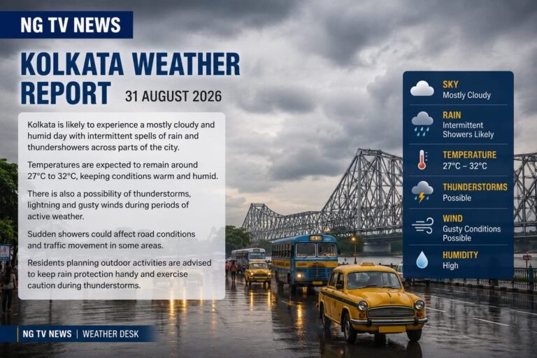NG TV NEWS | KOLKATA WEATHER REPORT