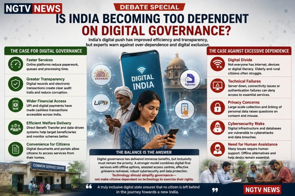 IS INDIA BECOMING TOO DEPENDENT ON DIGITAL GOVERNANCE?