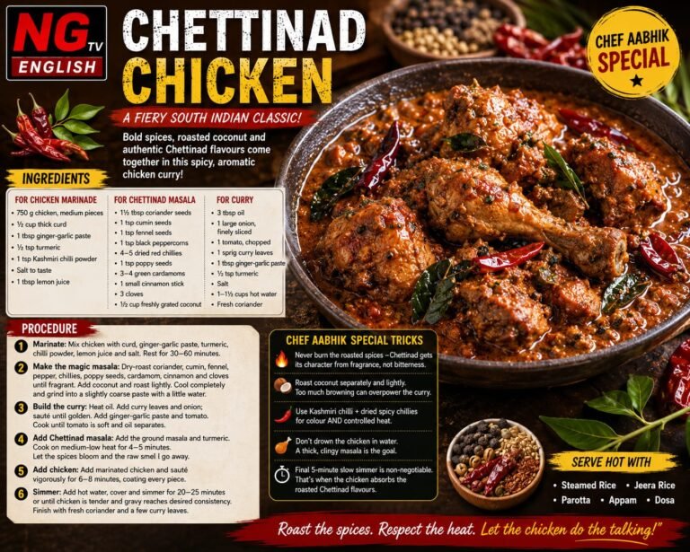 CHETTINAD CHICKEN — South Indian Fire on Your Plate!