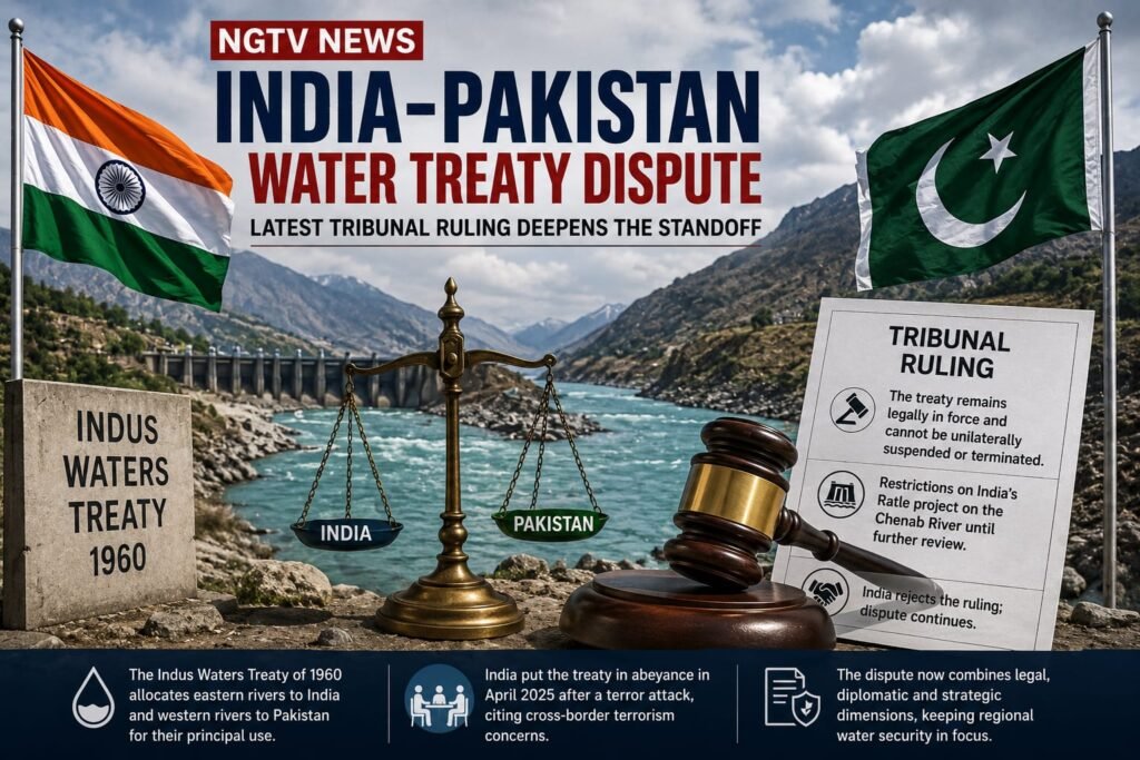 INDIA-PAKISTAN WATER TREATY DISPUTE: LATEST TRIBUNAL RULING DEEPENS THE STANDOFF