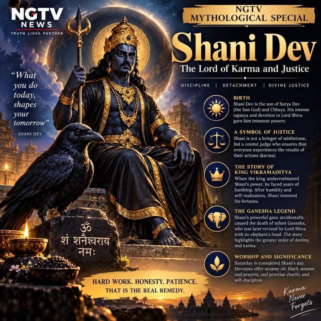 Shani Dev: The Deity Associated With Karma and Justice