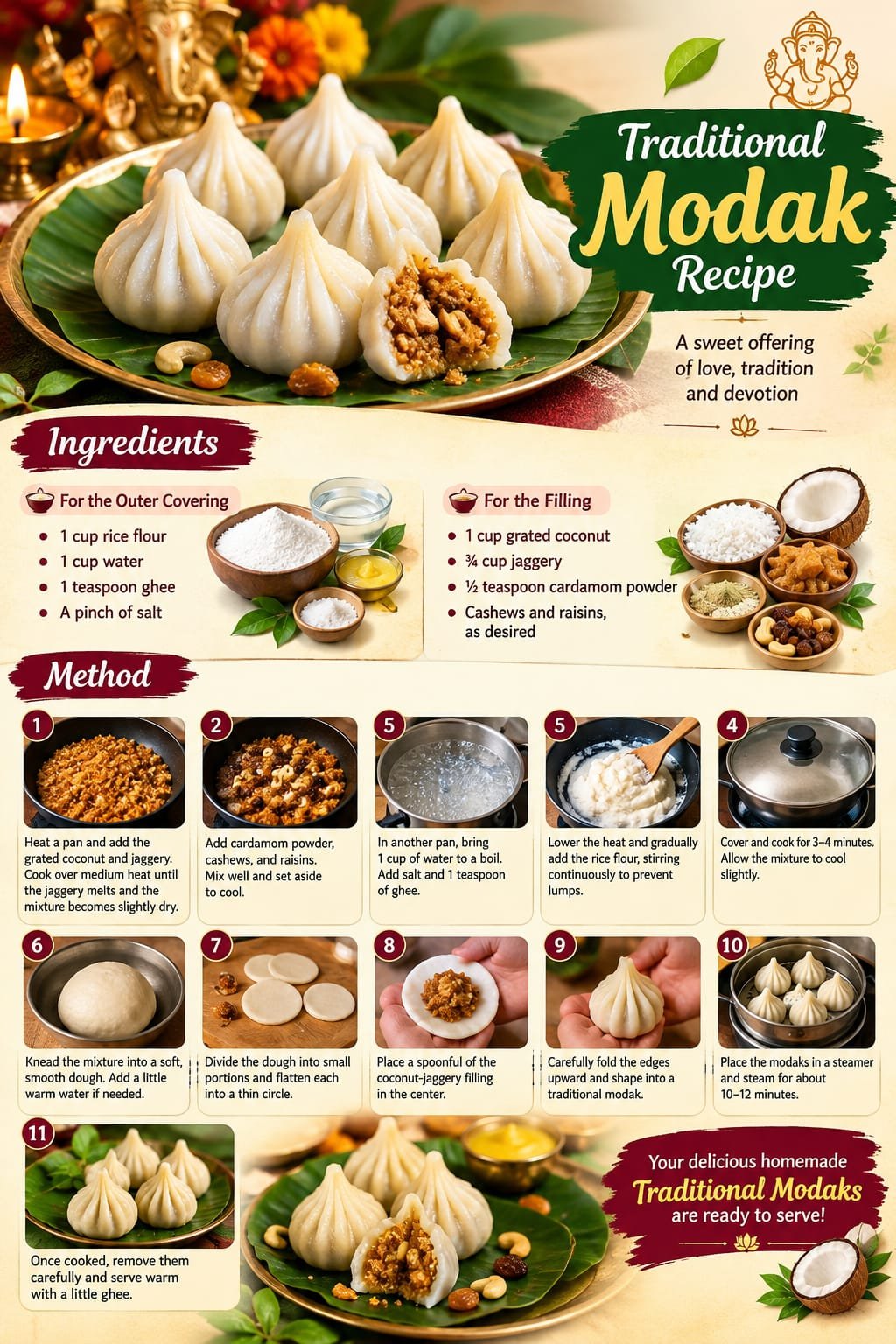 Traditional Modak Recipe